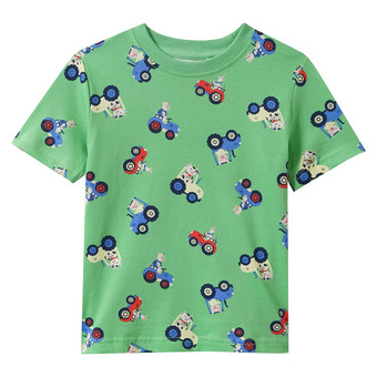 Jungen T-Shirt mit Traktor-Allover
