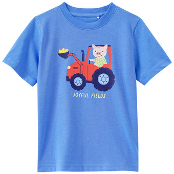 Jungen T-Shirt mit Traktor-Print