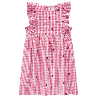 Mädchen Kleid mit Stickerei