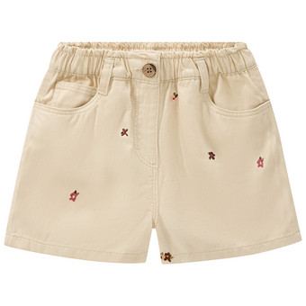 Mädchen Jeans mit Blumen-Stickerei