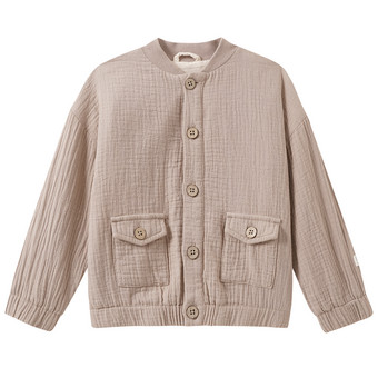 Baby Musselinjacke aus Bio-Baumwolle