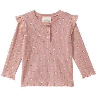 Baby Langarmshirt mit Blümchen