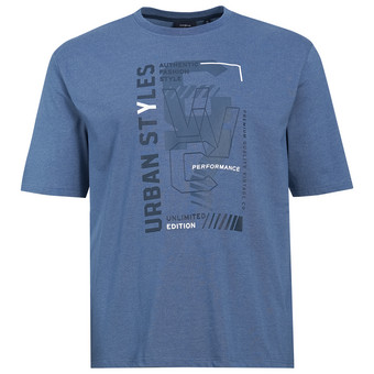 Herren-T-Shirt mit großem Print