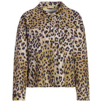 Damen Blazer im Leo-Look