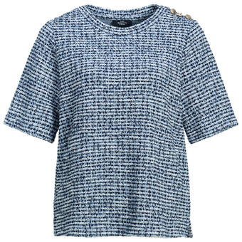 Damen Sweatshirt in Bouclé-Optik