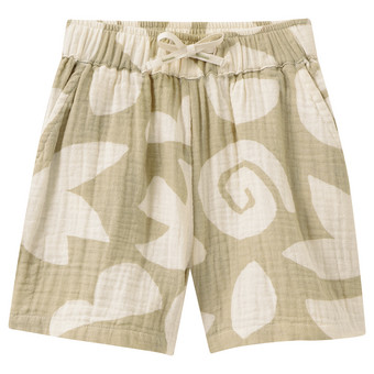 Baby Musselinshorts mit Allover-Muster