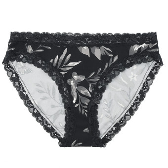 Damen Mikrofaser-Slip mit Spitze