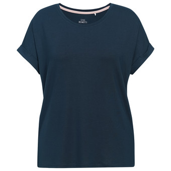 Damen T-Shirt mit fixierten Turn-ups