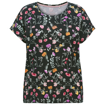 Damen T-Shirt mit überschnittenen Ärmeln