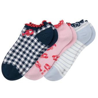 3 Paar Damen Sneaker-Socken im Set