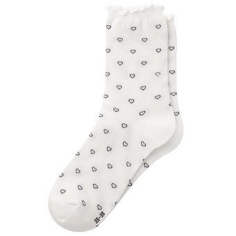 1 Paar Damen Socken mit Print