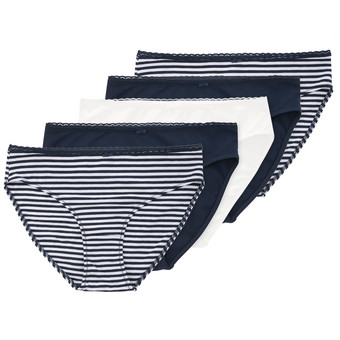 5 Damen Slips mit Spitze