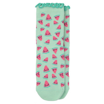 1 Paar Mädchen Socken mit Melonen-Motiv