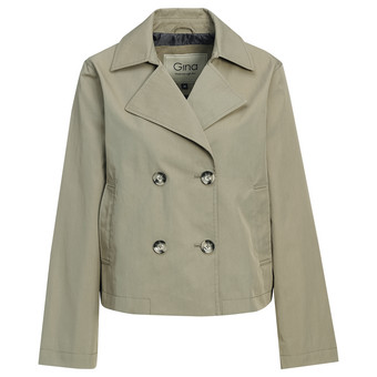 Damen Trenchjacke mit doppelter Knopfreihe