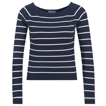 Damen Strickpullover mit Streifenmuster