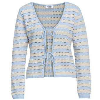 Damen Strickjacke mit Bindebändern