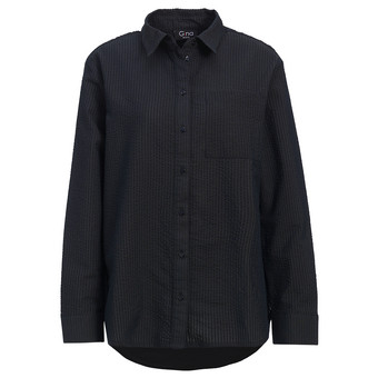 Damen Bluse in Seersucker-Optik