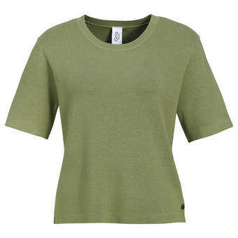 Damen Strickshirt mit kurzen Ärmeln