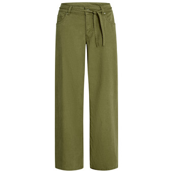 Damen Leinen-Hose mit Wide-Leg
