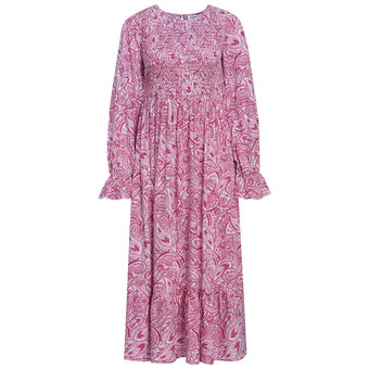 Damen Maxi-Kleid mit Paisley-Muster