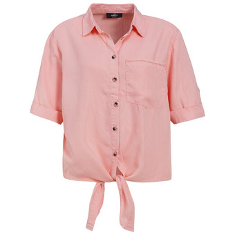 Damen Bluse mit Knotendetail