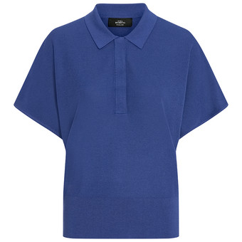 Damen Strick-Polo in leichter Qualität