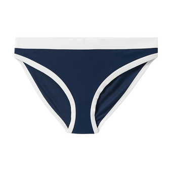 Damen Bikinislip mit Kontrastpaspel