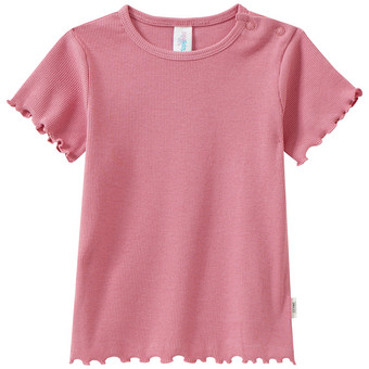 Baby T-Shirt mit Rippstruktur
