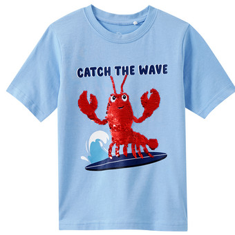 Jungen T-Shirt mit Wendepailletten