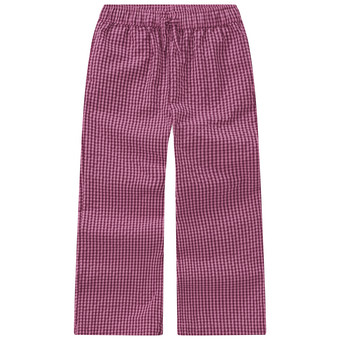 Mädchen Seersucker-Hose mit Karo-Muster