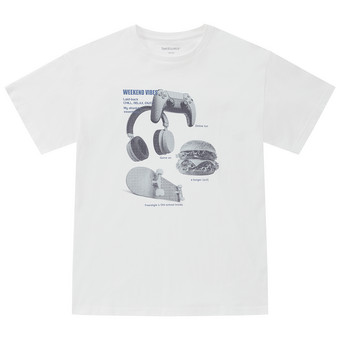 Jungen T-Shirt mit Front-Print