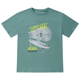 Jungen T-Shirt mit Skater-Print