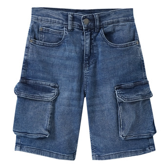 Jungen Jeansshorts im Cargo-Style