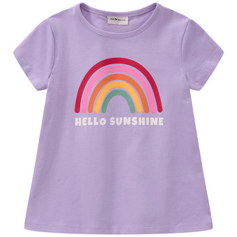 Mädchen T-Shirt mit gummiertem Print
