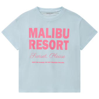 Mädchen T-Shirt mit Schriftzug-Print