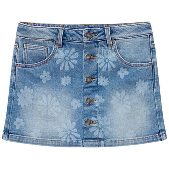 Mädchen Jeansrock mit integrierter Shorts