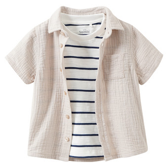 Baby T-Shirt mit Hemd im Set