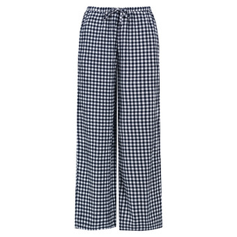 Damen Seersucker-Schlafhose mit Viskose