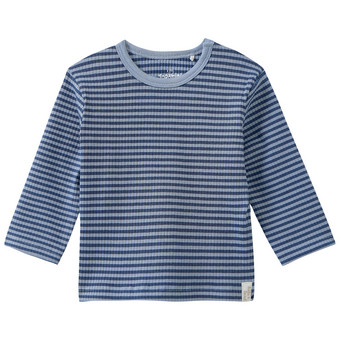 Newborn Langarmshirt mit Rippstruktur