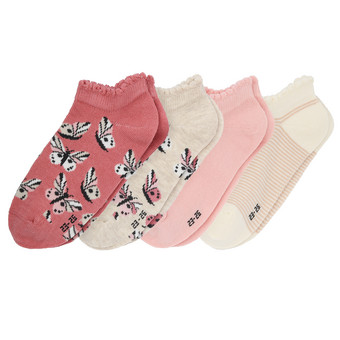 4 Paar Mädchen Sneaker-Socken im Set