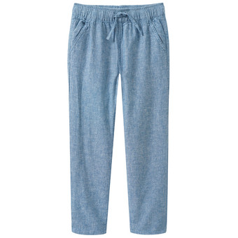 Jungen Leinen-Hose mit Tunnelzug