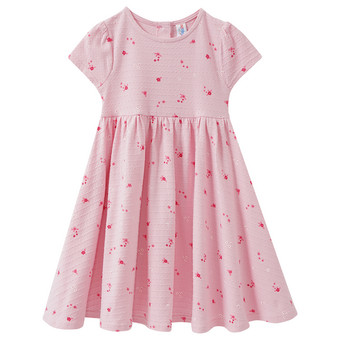 Mädchen Kleid mit Blümchen-Print