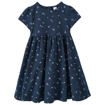 Mädchen Kleid mit Blümchen-Print
