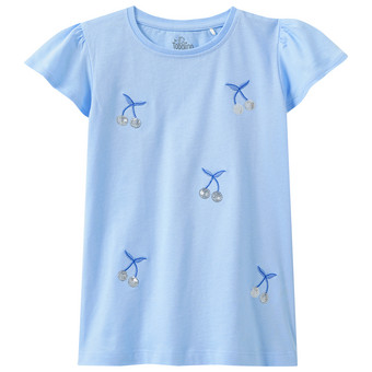 Mädchen T-Shirt mit Kirsch-Motiven