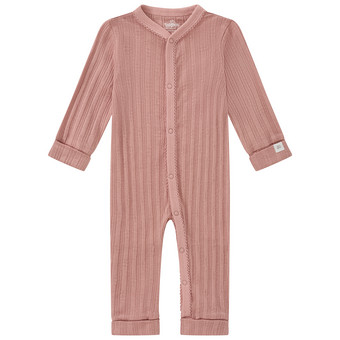 Newborn Schlafanzug mit Rippstruktur