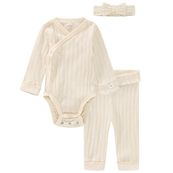 Newborn Set mit Body, Hose und Stirnband