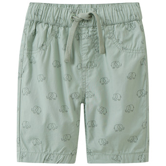 Baby Shorts mit Elefanten allover