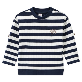 Baby Langarmshirt mit Blockstreifen