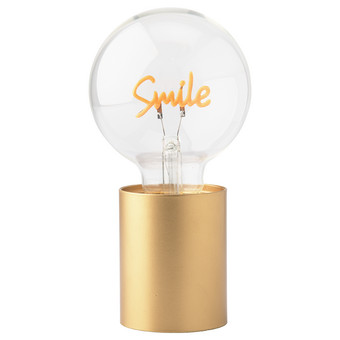 LED-Leuchte mit Schriftzug