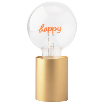 LED-Leuchte mit Schriftzug
